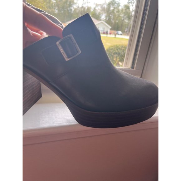 Lucky Brand Women's Odibell Leather Platform Clog sz 12M - Picture 7 of 9